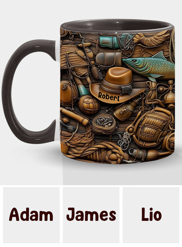Mug personnalisé « La vie de pêche »