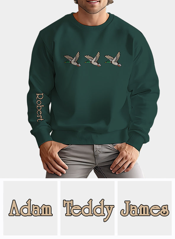 Duck Hunting - Personalized Hunting All Over Sweater