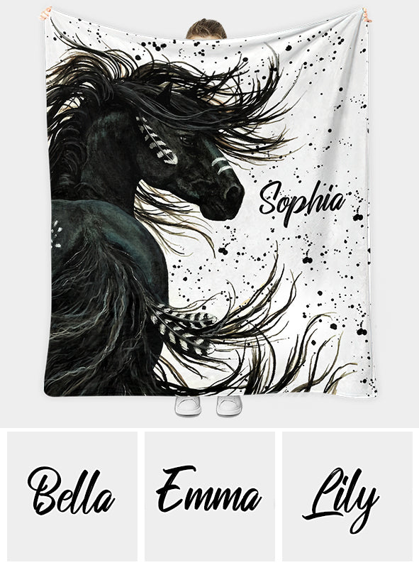J'adore les chevaux - Couverture personnalisée pour chevaux