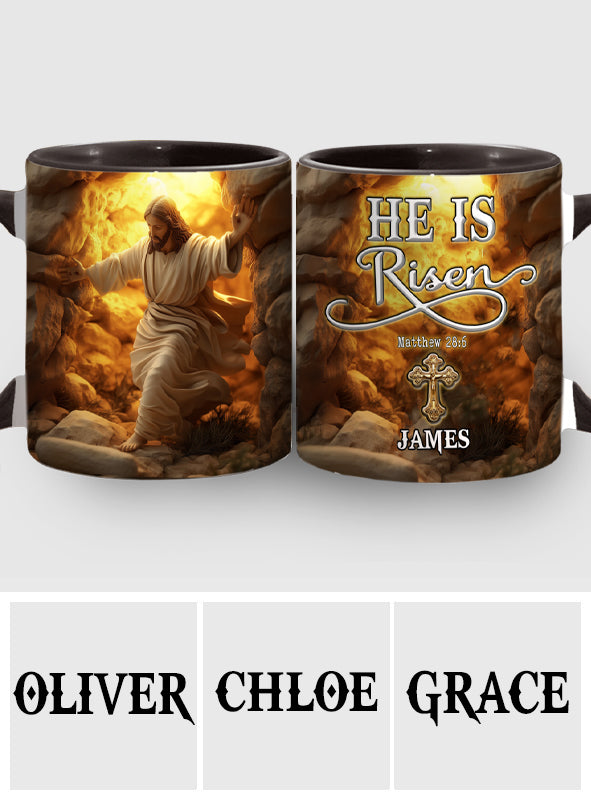 Il est ressuscité - Mug chrétien personnalisé