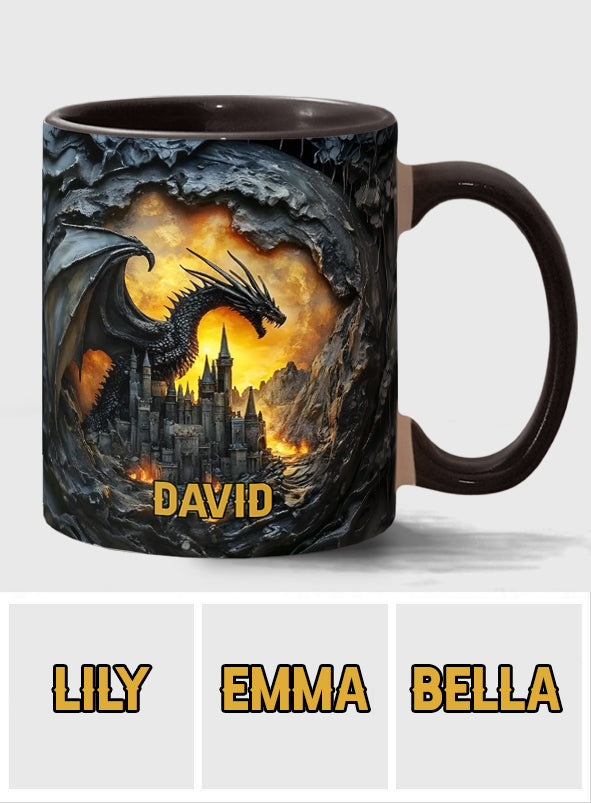 Mug personnalisé « J’adore les dragons »