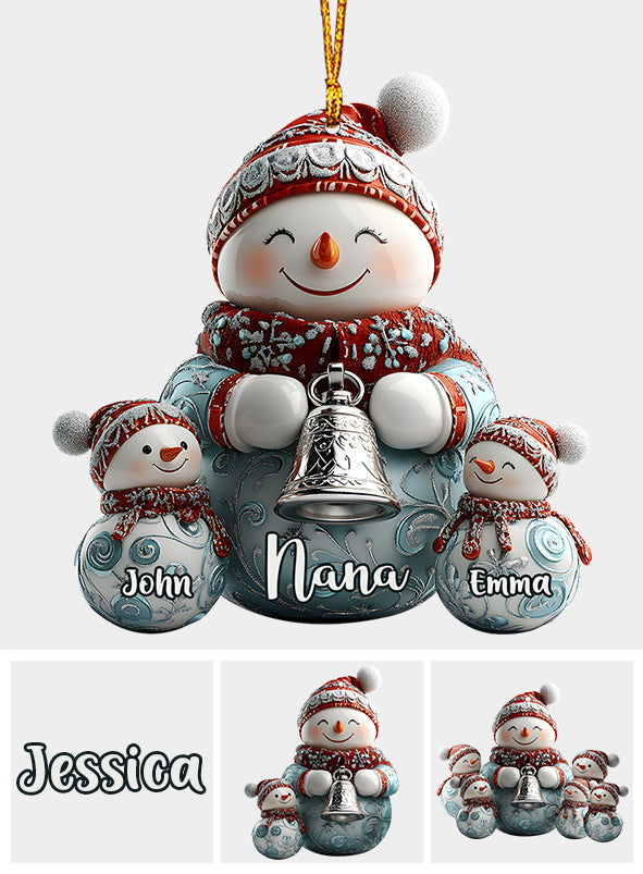 Merry Christmas - Personalized Family Ornament