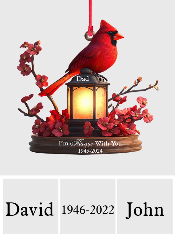 I'm Always With You - Personalized Memorial Ornament