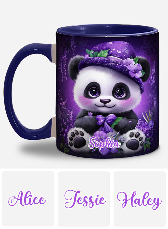 Mug personnalisé Panda mignon - Mug à motif panda pour les amoureux des pandas