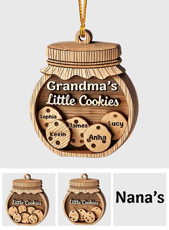 Les petits biscuits de grand-mère - Ornement personnalisé pour grand-mère