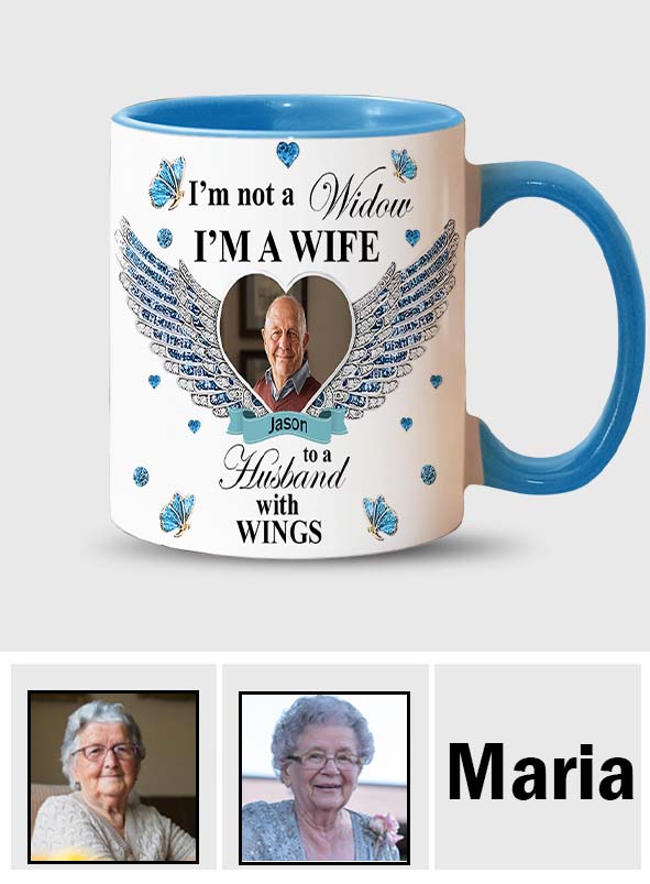 Je ne suis pas veuve - Mug commémoratif personnalisé