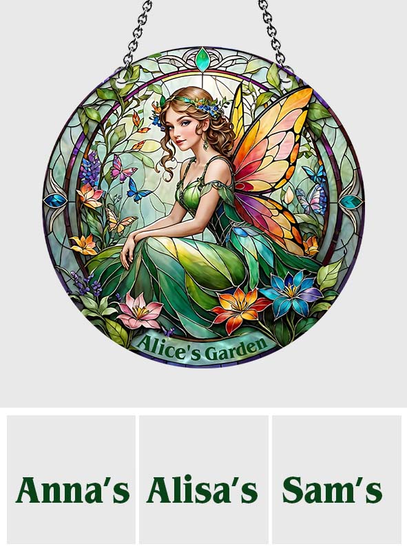 Your Garden - Personalized Gardening Window Hanging Suncatcher Ornament