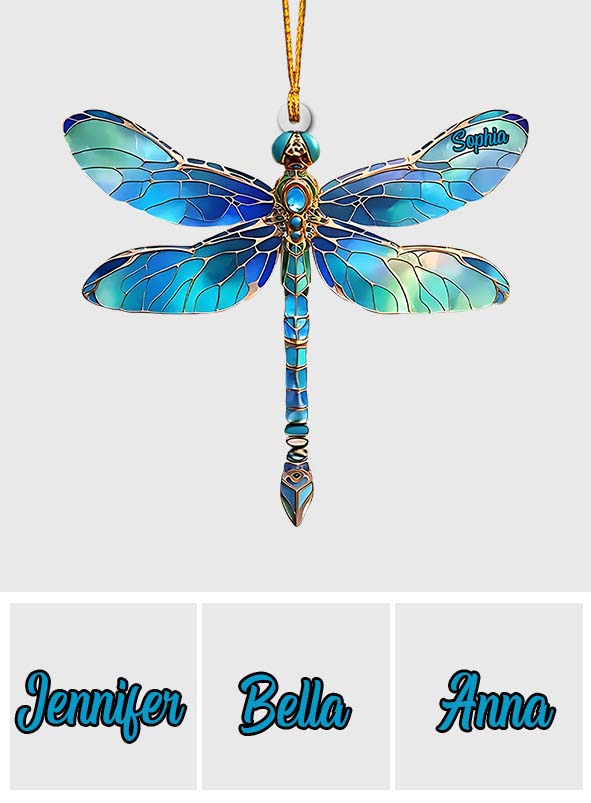 Blue Dragonfly - Personalized Gardening Ornament