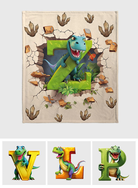 Love Dinosaurs - Personalized Kid Blanket