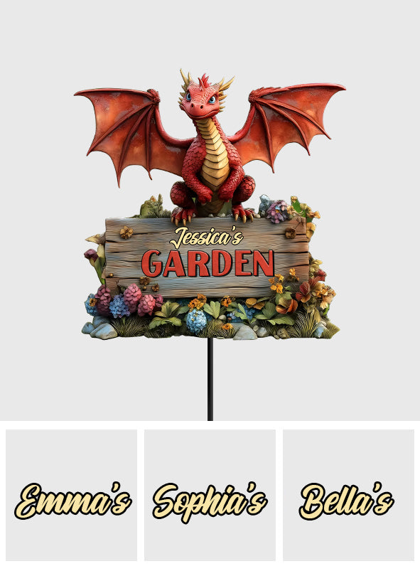 Décoration de jardin en métal Dragon - Décoration de jardin en métal personnalisée