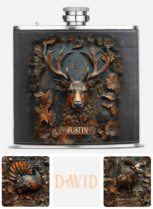 Hunting For Life - Personalized Hunting Hip Flask