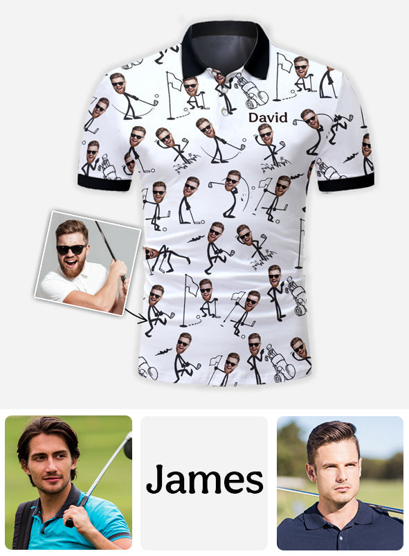 Gift For Golf Dad, Uncle, Husband... - Personalized Golf Polo Shirt