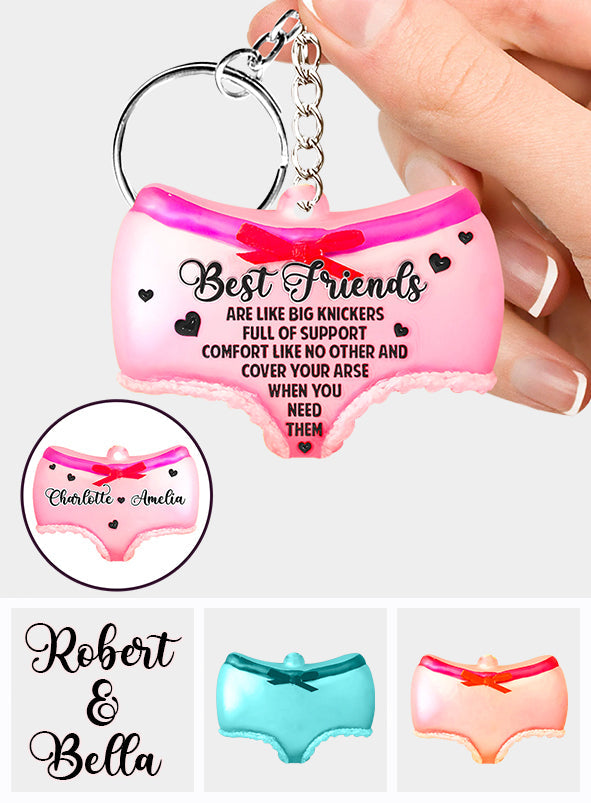 Big Knickers - Personalized Bestie Keychain