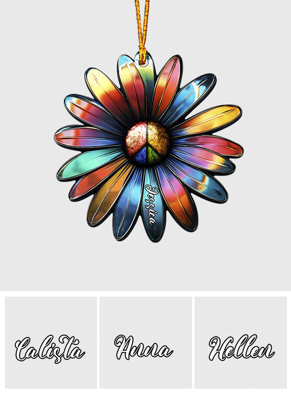 Hippie Soul - Personalized Hippie Ornament