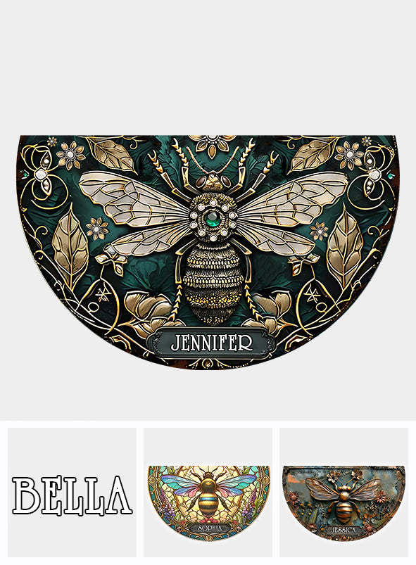 Beatiful Garden - Personalized Gardening Shaped Doormat