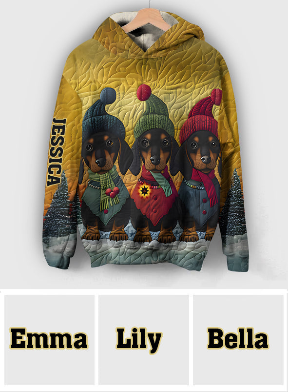 T-shirt personnalisé « J’adore les teckels »