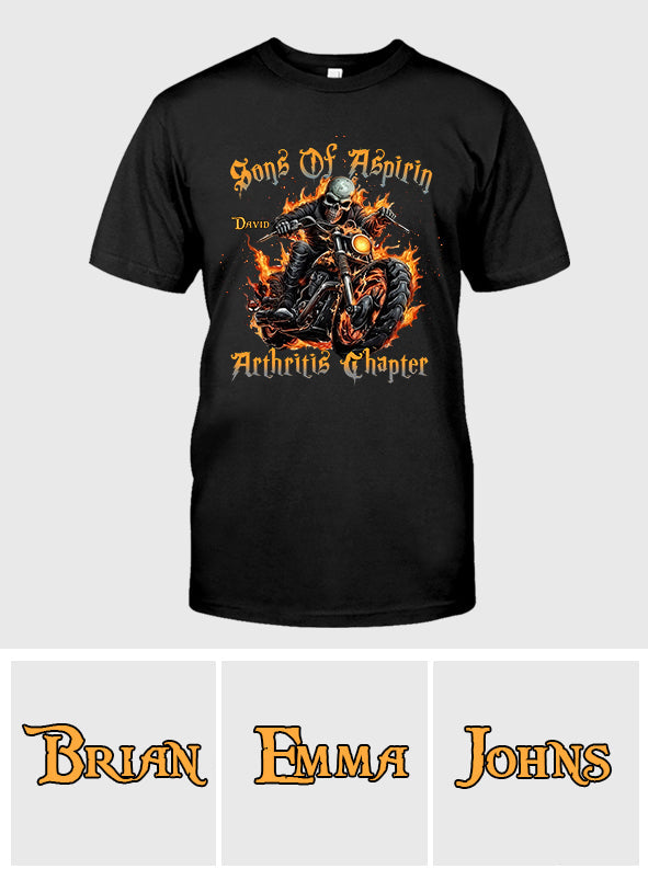 Fils de l'aspirine - T-shirt et sweat à capuche personnalisés pour motards