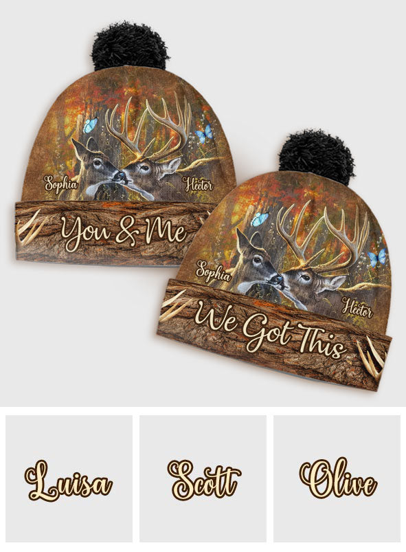 Hunting Couple It's You & Me - Personalized Hunting Beanie Hat