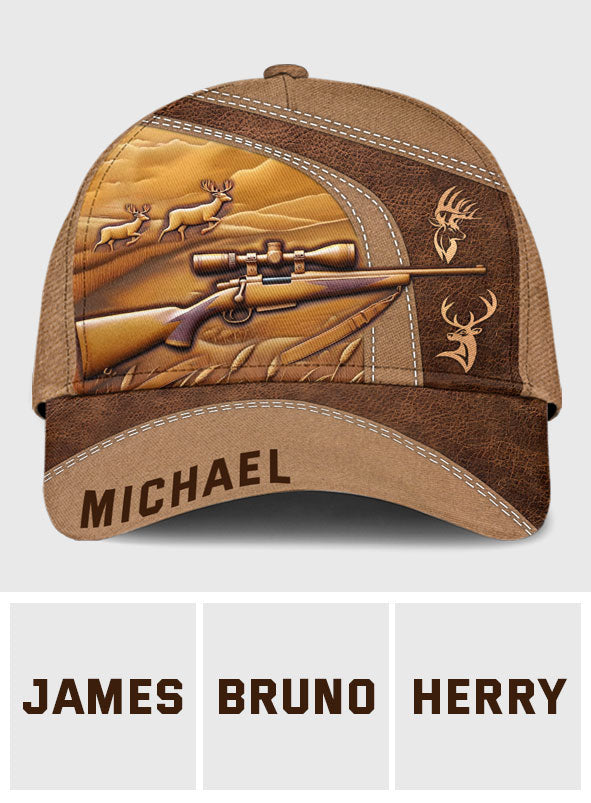 Passionné de chasse - Casquette de chasse classique personnalisée