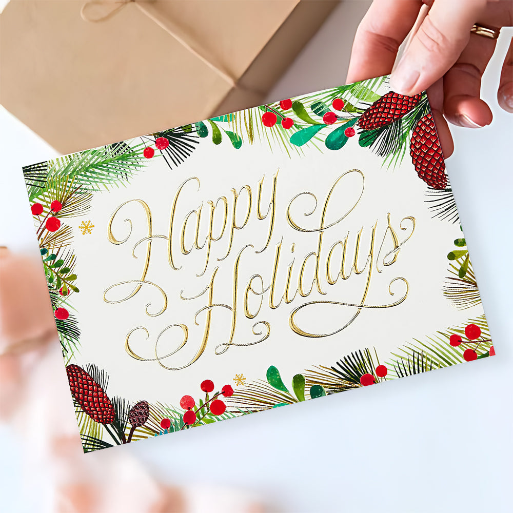 Carte de vœux de Noël - Carte de vœux familiale