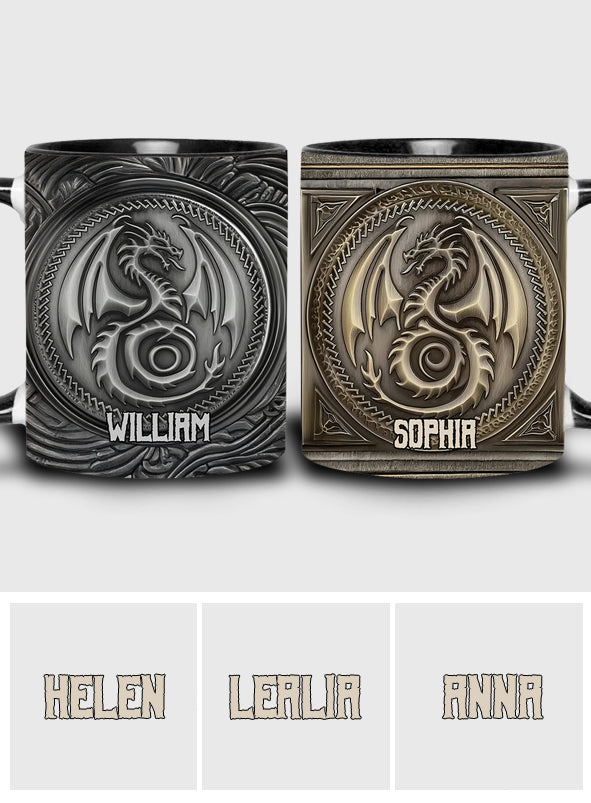 Majestic Dragon - Personalized Dragon Accent Mug