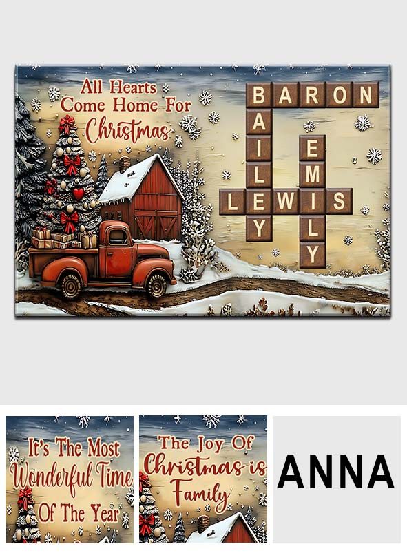 C'est la plus belle période de l'année - Toile et affiche personnalisées pour la famille