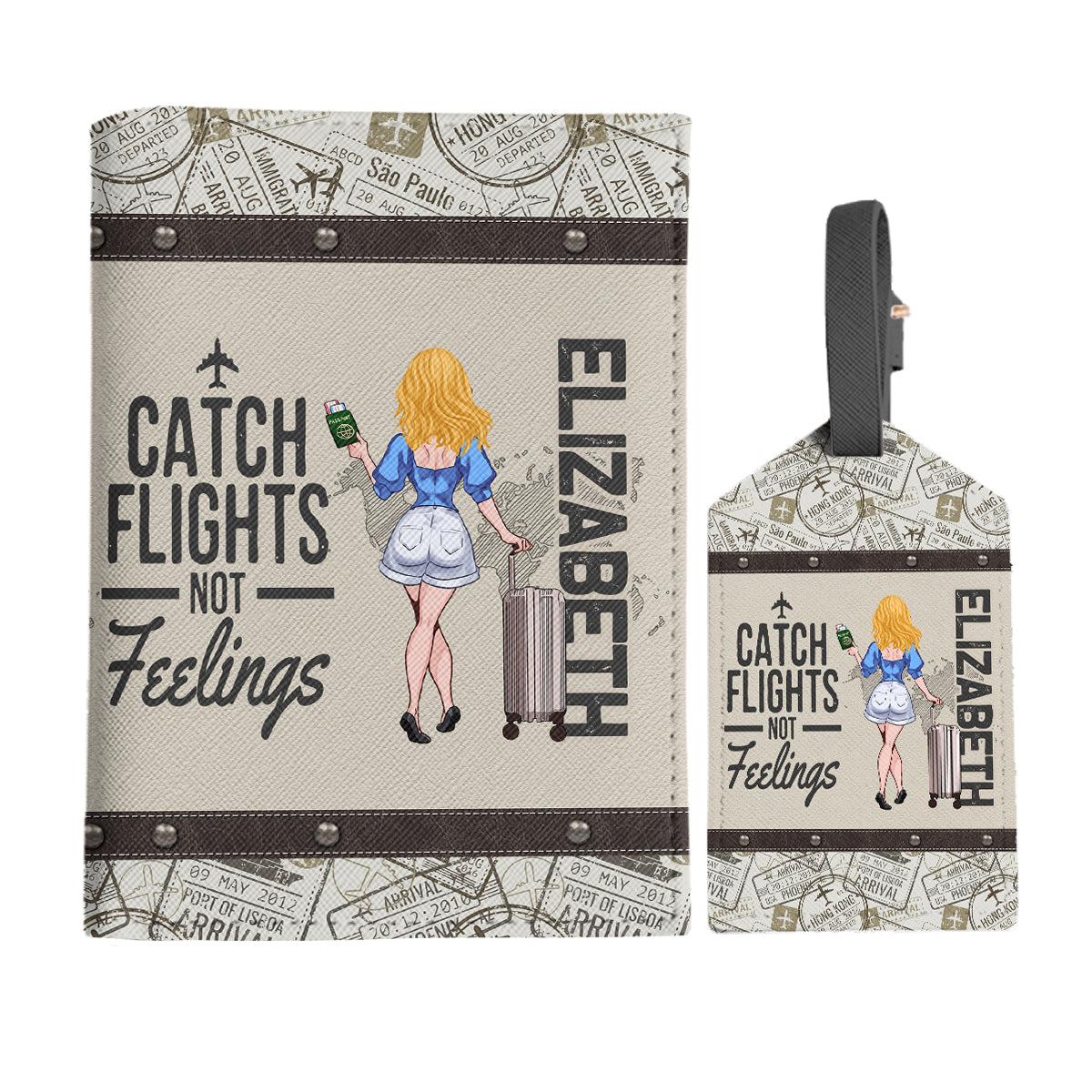 L'aventure vous attend ! – Coffret cadeau de voyage personnalisé pour elle, maman, épouse, petite amie, amie