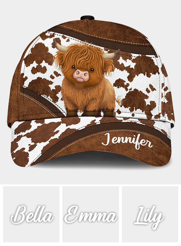 Love Highland Cows - Personalized Classic Cap