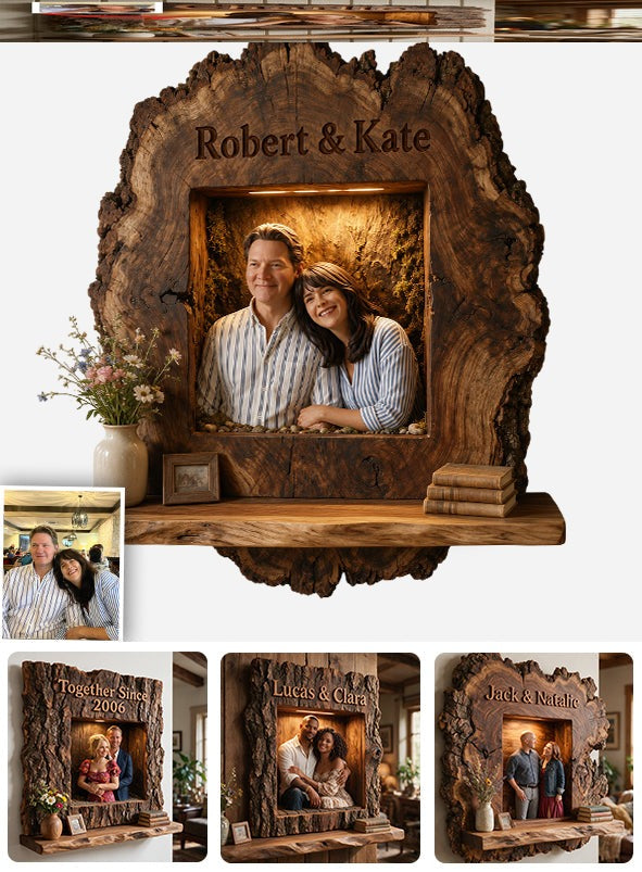 Personalized Rustic LGBTQ Couple Wooden Floating Shelf, Custom Wall Decor Gift for Anniversary, Pride, Housewarming or Valentine's Day