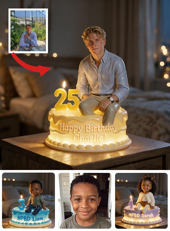 Lampe de Nuit LED Personnalisée pour 21ème Anniversaire