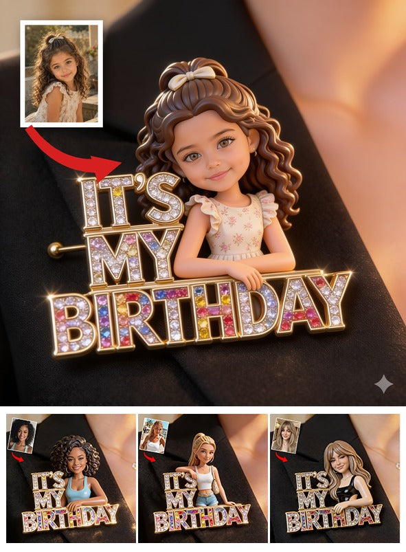 Cadeau personnalisé épingle photo anniversaire petite fille Latina pour fille, petite-fille, nièce
