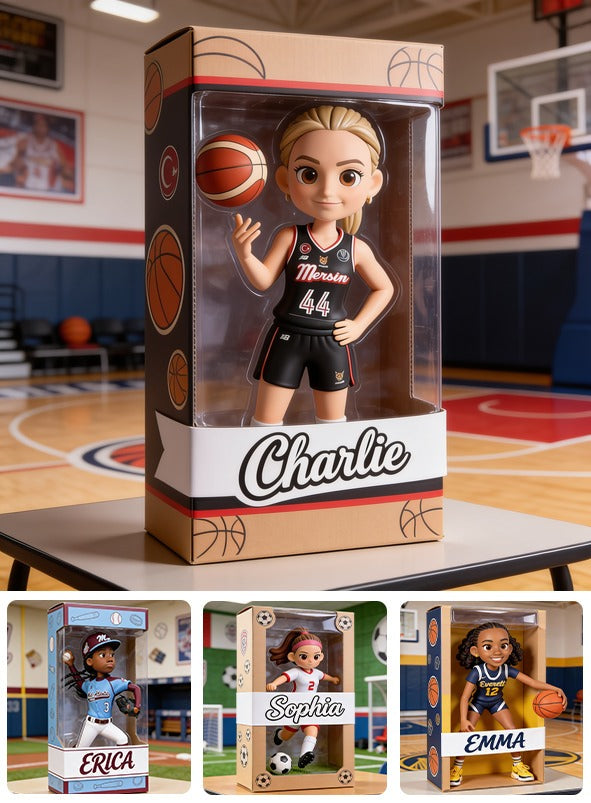 Personalized Woman Basketball Player Custom Shaped Acrylic Plaque Basketball Fan Gift