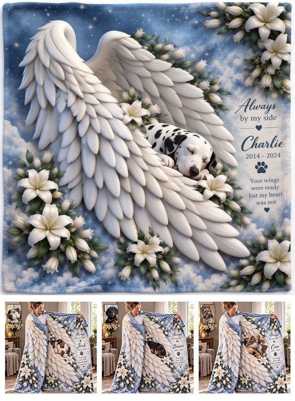 Personalized Memorial Dalmatian Wearable Blanket Pet Keepsake Gift