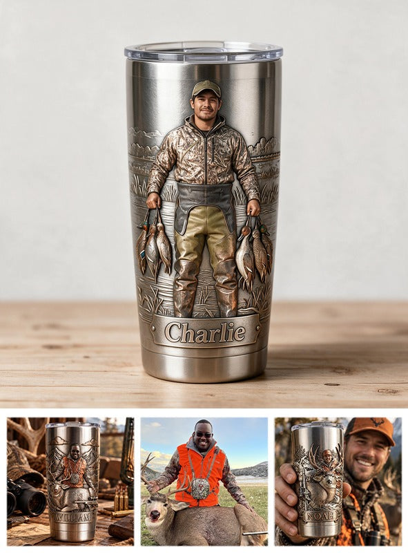 Personalized Latino Duck Hunter Tumbler, Duck Hunting Gift