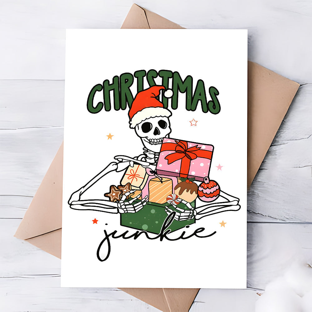 Christmas Greeting Card - Skull Greeting Card