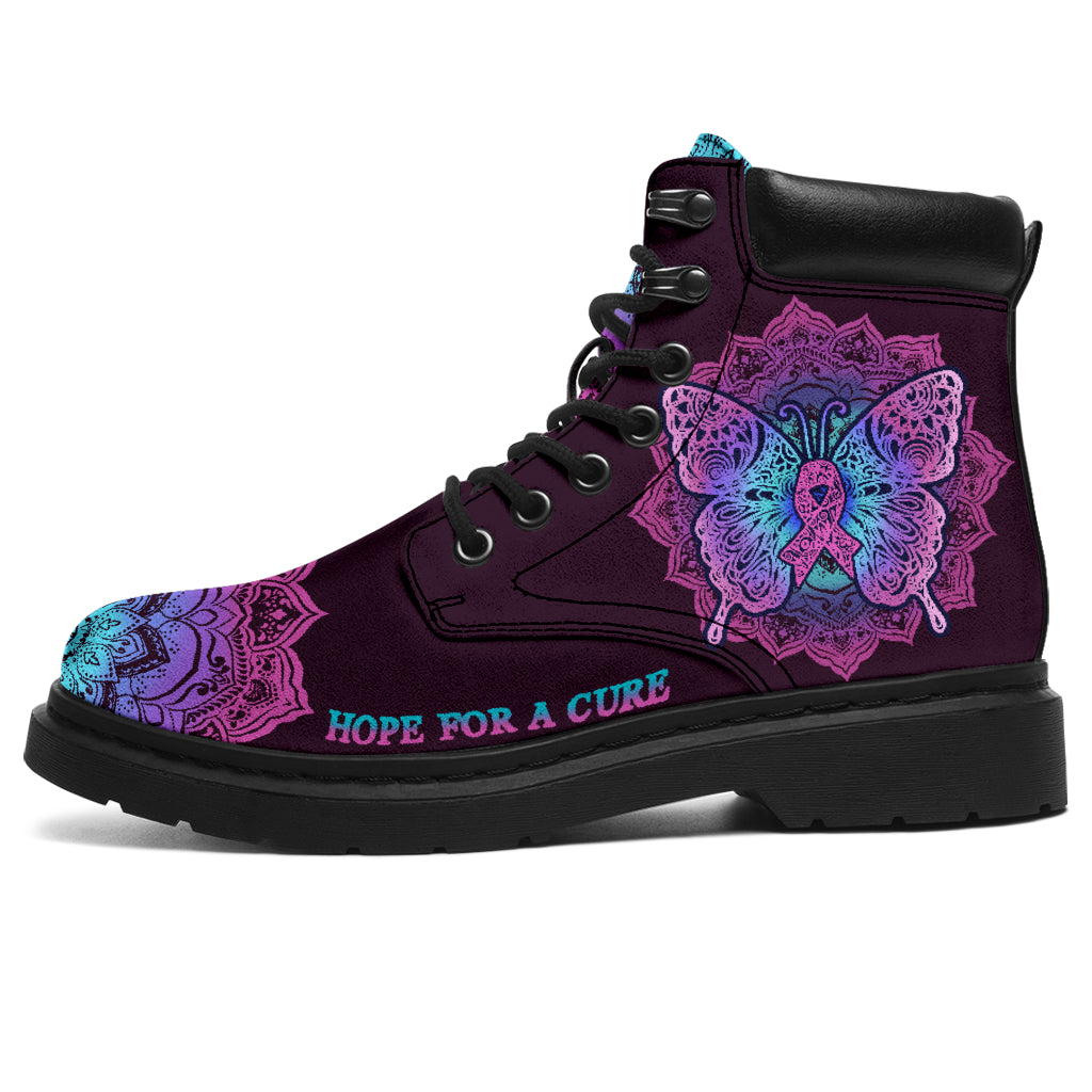 Bottes toutes saisons Hope For A Cure pour la sensibilisation au cancer du sein 0622