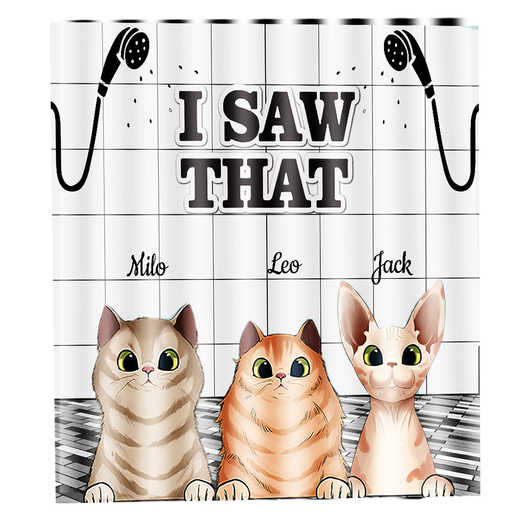 J'ai vu ça - Rideau de douche personnalisé pour chien