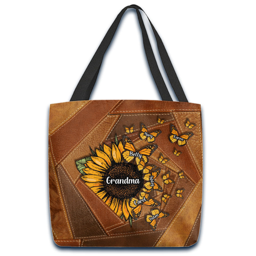 Magnifique tournesol, mes plus grandes bénédictions - Cadeau pour grand-mère, maman - Sac fourre-tout personnalisé