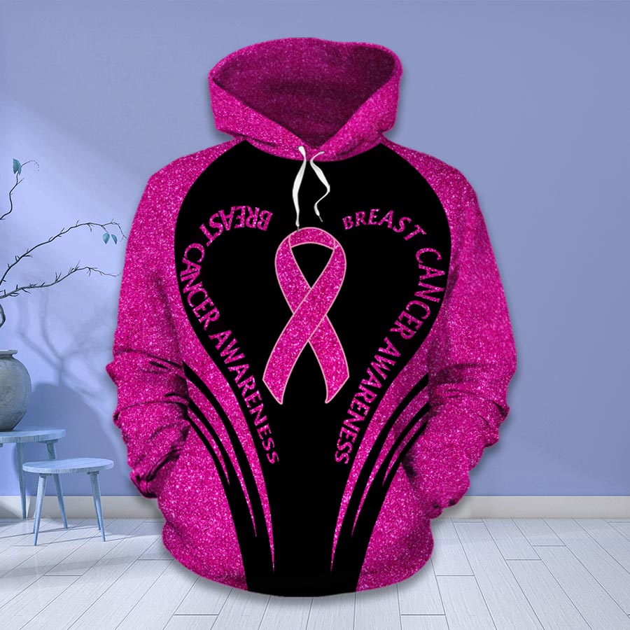 Ruban rose - Sensibilisation au cancer du sein - T-shirt et sweat à capuche 0822