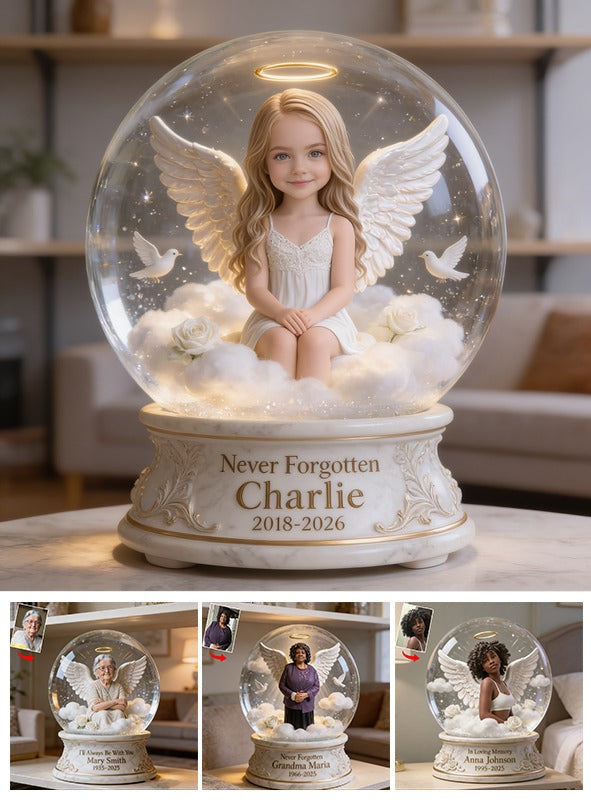 Personalized Little Girl Memorial Acrylic Plaque Sympathy Gift