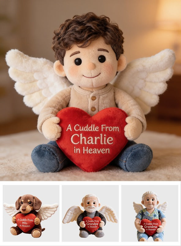Personalized Latino Little Boy Memorial Shaped Pillow, Sympathy Loss Gift