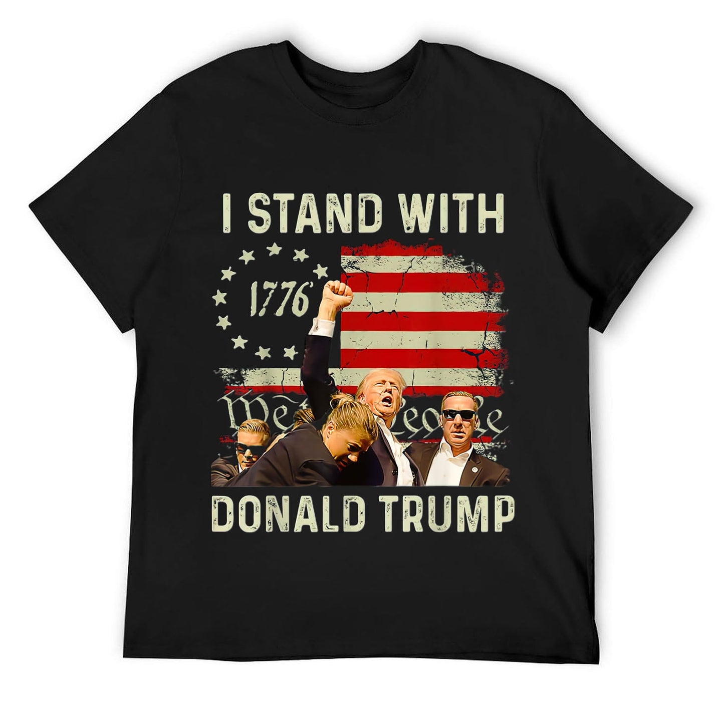 T-shirt et sweat à capuche « Je soutiens Trump » 0924