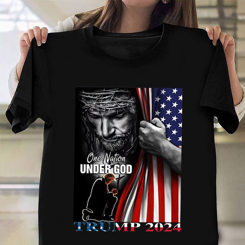 T-shirt et sweat à capuche « Une nation sous Dieu » 0924