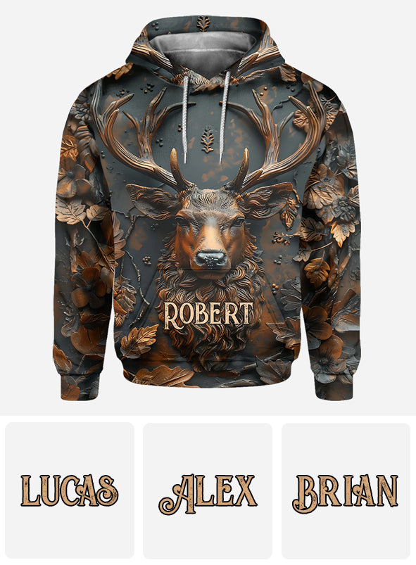 Cool Deer - Personalized Hunting All Over Shirt