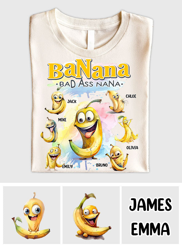 Banana Grandma - Personalized Grandma T-shirt And Hoodie