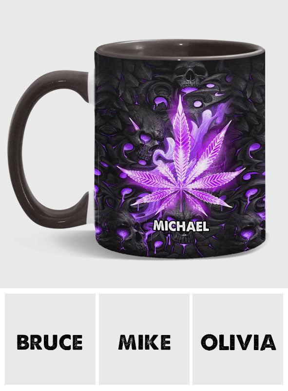 Libérez votre esprit - Mug personnalisé à motif cannabis