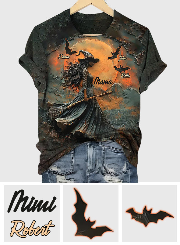 Joyeux Halloween - T-shirt personnalisé pour maman