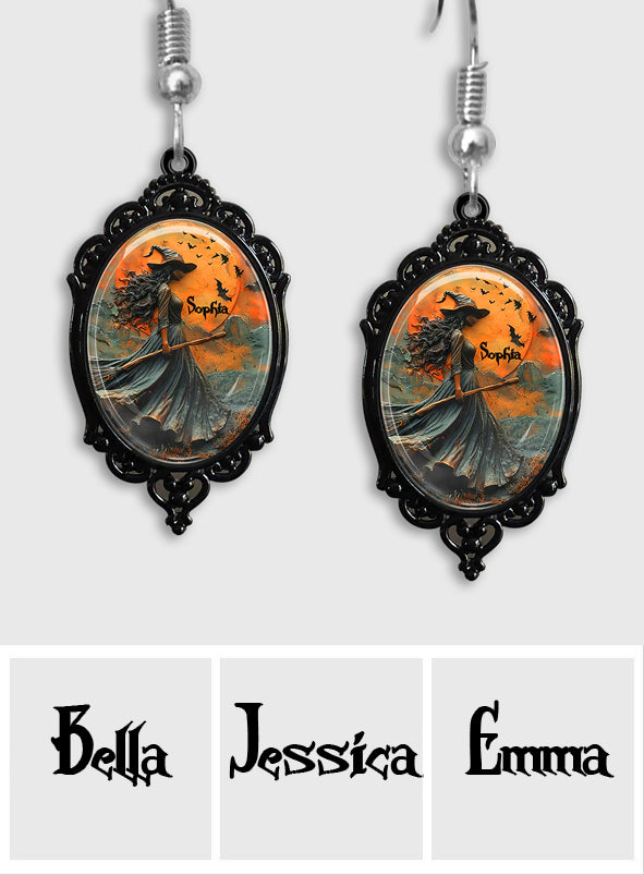 Belle sorcière - Boucles d'oreilles de sorcière personnalisées