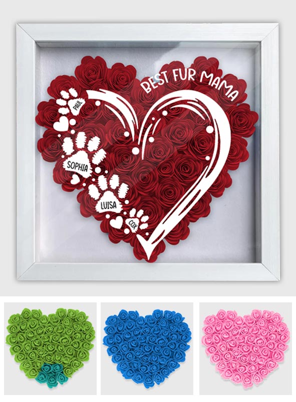Meilleure maman de chien au monde - Boîte à fleurs personnalisée pour chien