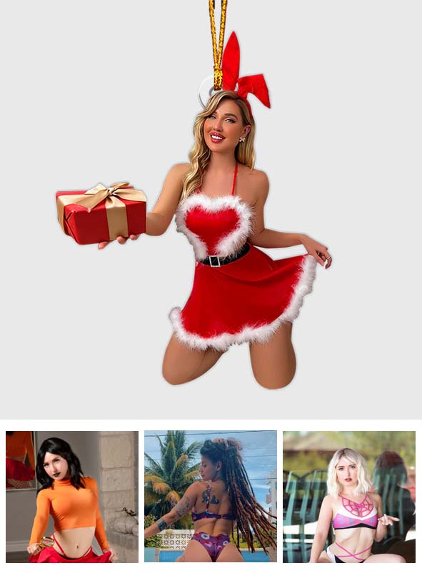 Ornement photo personnalisé pour couple - Ornement sur mesure